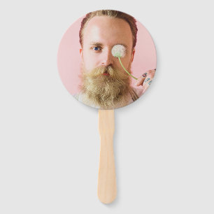 Leque Rosto Personalizado Divertido num Prop de Bachelor