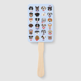 Leque Rostos De Cachorro Do Quarto De Julho