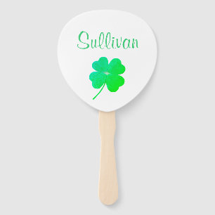 Leque Rua irlandesa Shamrock. Parada do Dia de Patrick 4