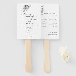 Leque rustic watercolor illustration floral arrangement