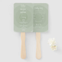 Sage Green Modern Monogramas