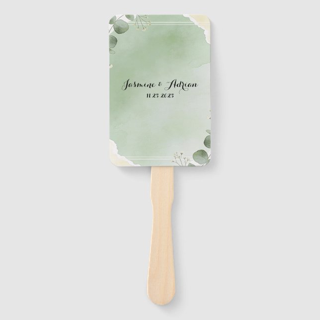 Leque Sage Whisper Botanical Program Fans (Frente)