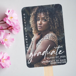 Leque Script manuscrito do Formando moderno | Foto