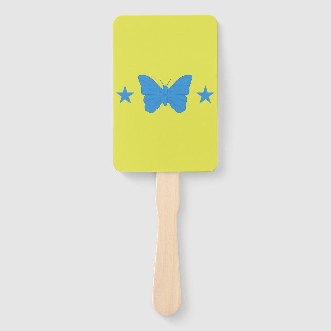 Leque Set of hand fans with flag of Bady Bassit (Frente)