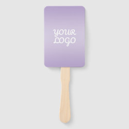 Leque Seu Logotipo & Moderno Ombre Simples | Lavanda