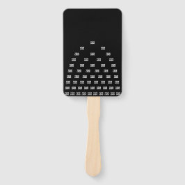 Leque Seu padrão de arco exclusivo do logotipo | Preto (