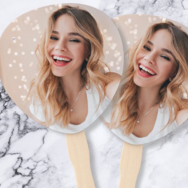 Leque Seu rosto em um aniversário personalizado (Criador carregado)