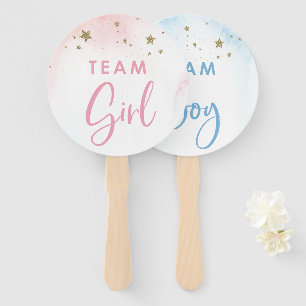 Leque Sexo Revele Voto Ventilador Brilhar