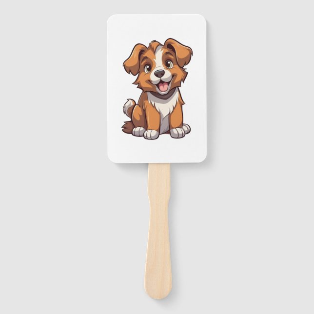 Leque Shepherd Puppy australiano Kawaii (Frente)
