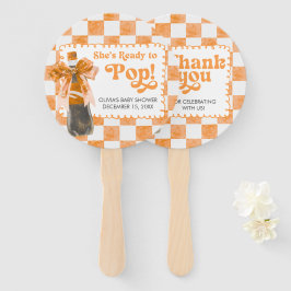 Leque She's Ready to Pop Baby Shower