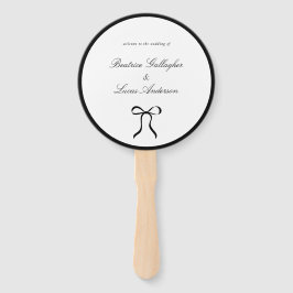 Leque Simple Bow Classic Wedding