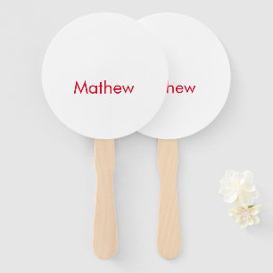 Leque simples letra inicial monograma adicionar sua letr