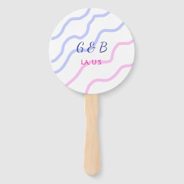 Leque SIMPLES MINIMAL adicionar texto do nome da cidade