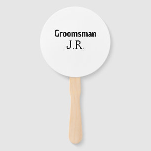 Leque SIMPLES MINIMAL adicione seu nome personalizado pa
