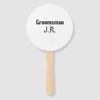Leque SIMPLES MINIMAL adicione seu nome personalizado pa
