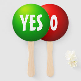 Leque Sinal de Paddle de Sim Não Jogo de Quiz