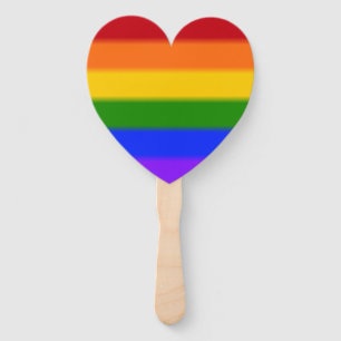 Leque Sinalizador de Orgulho gay do Rainbow