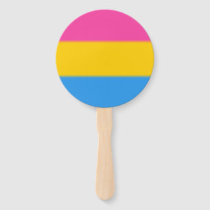 Leque Sinalizador do Orgulho Pansexual de Queda