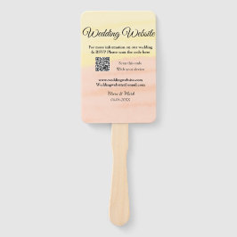 Leque Site de casamento adicionar código Q R digitalizaç