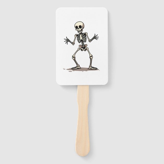 Leque Skeleton Doing the Dab � Funny Halloween Dance Shi (Frente)