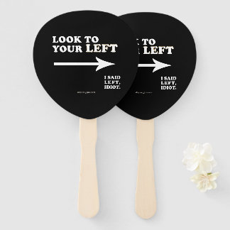 Leque SlipperyJoe's look to your left thick geometric ce