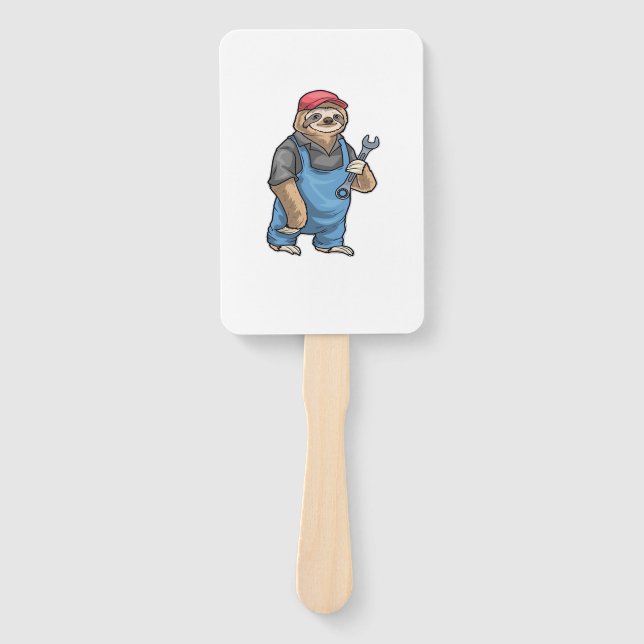 Leque Sloth Mechanic Wrench Classic T-Shirt (Frente)