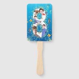 Leque Sob o Mar Grande Colagem de Fotos de 8 Anos