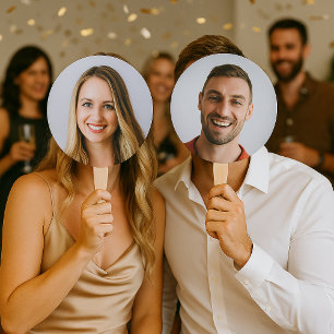 Leque Sr. ou Sra.? Jogo de Casamento Fotográfico do No