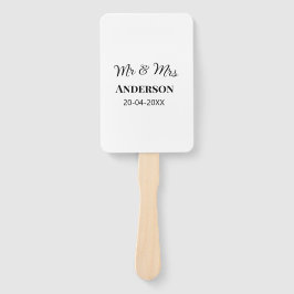 Leque Sr. & Sra. adicionar nome da família data ano casa