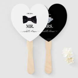 Leque Sr. & Sra. Wedding Black & White