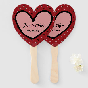 Leque Stylist Doce Heart Party Supply Modelo
