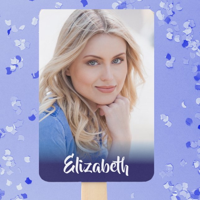 Leque Sua Própria Graduação em Monograma de Foto (Criador carregado)