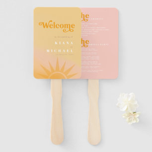 Leque Sunshine Typografia Wedding Butter/Blush ID1048