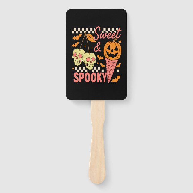 Leque Sweet and Spooky Cute Halloween (Frente)