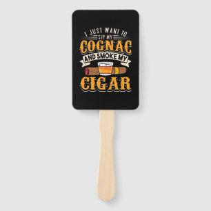 Leque Tampa do charuto   Meu Cognac E Fumar Meu Cigarro