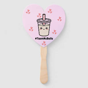 Leque #TeamNoBolas Bolas Chá de Bolhas Boba Revelação de