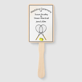 Leque Tema de Casamento de tênis