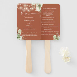 Leque Terracotta Floral String Lights