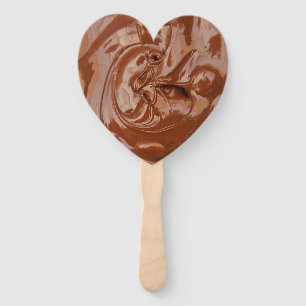 Leque Textura de chocolate derretido