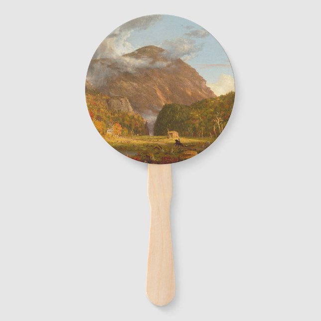 Leque Thomas Cole A View of Mountain Pass (Frente)
