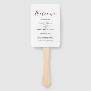Leque Tipografia Elegante   Marsala Wedding