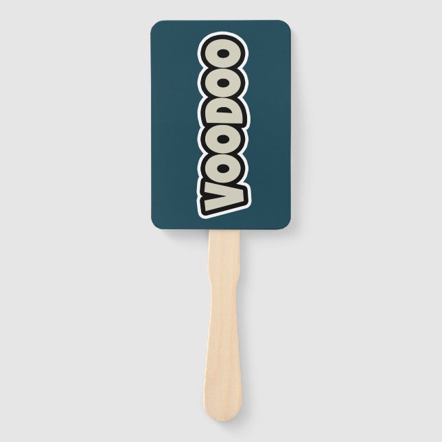 Leque Token Voodoo Programa Retângulo Ventoinha (Frente)