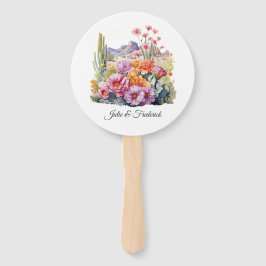 Leque Tons Florais Casamento no Deserto