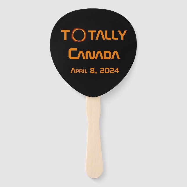 Leque Totalmente Canadá 2024 Eclipse Solar (Frente)
