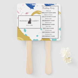 Leque Traço De Pincel E Silhouette