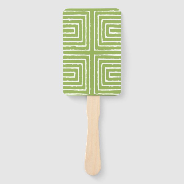 Leque Tribal Maze Pan African Patterne Lama Cloth (Frente)