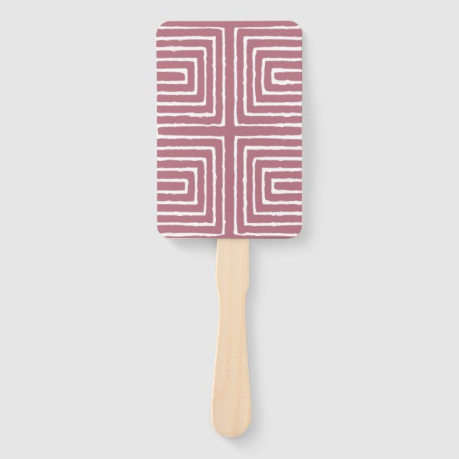 Leque Tribal Maze Pan African Patterne Lama Cloth (Frente)