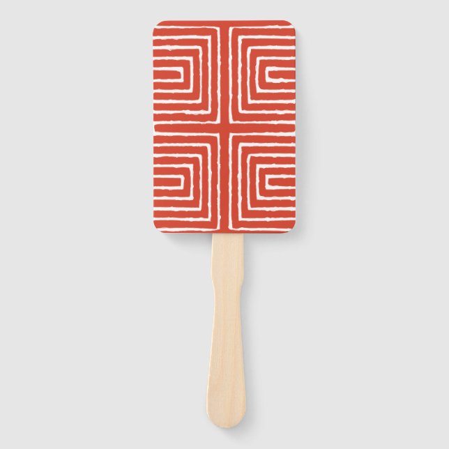 Leque Tribal Maze Pan African Patterne Lama Cloth (Frente)