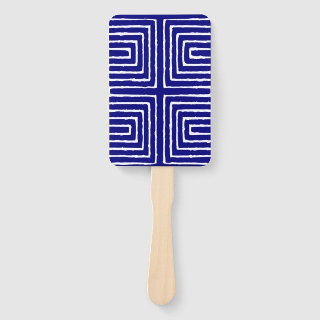 Leque Tribal Maze Pan African Patterne Lama Cloth (Frente)