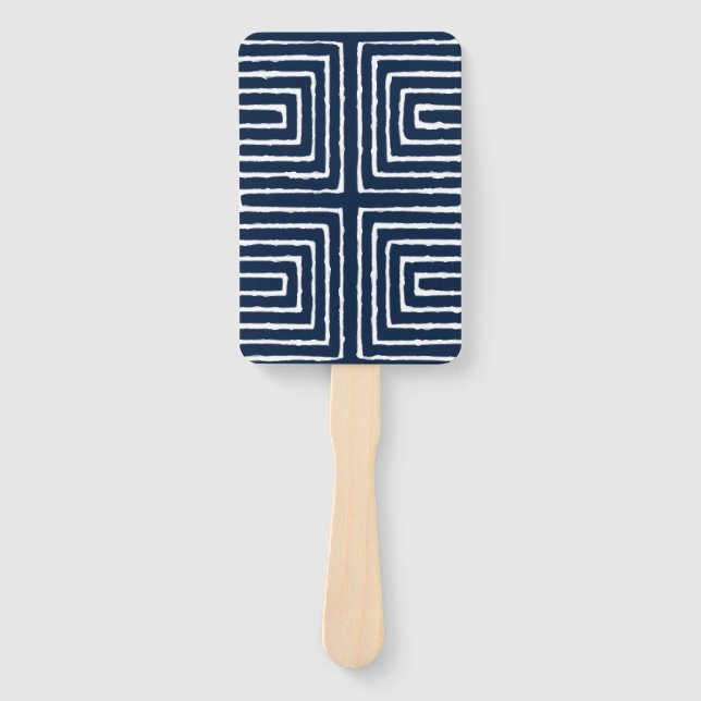 Leque Tribal Maze Pan African Patterne Lama Cloth (Frente)